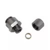 Koolance NZL-CU06 – Kompresinė jungtis variniams vamzdeliams, 6 mm OD, G 1/4 inch BSPP, sidabrinė