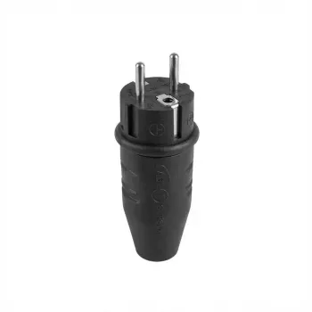 ABL Sursum ABL guminis Schuko kištukas 100000039 TPE juodas IP44 3x 2,5 mm