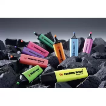 Marker STABILO BOSS Original 10 vnt. Žalia 70/33 Stabilo