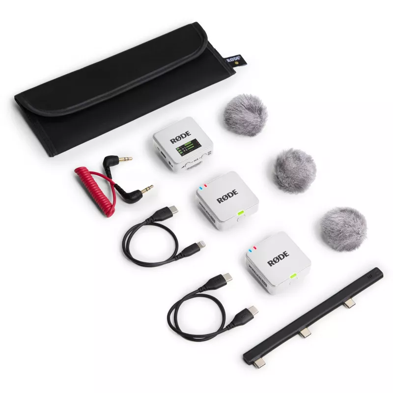 RØDE Wireless GO III White - belaidė mikrofonų sistema (balta)