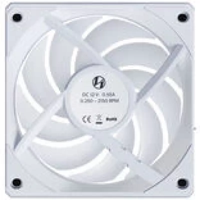 Korpuso ventiliatorius Lian Li UNI FAN CL Wireless Reverse 120mm Baltas