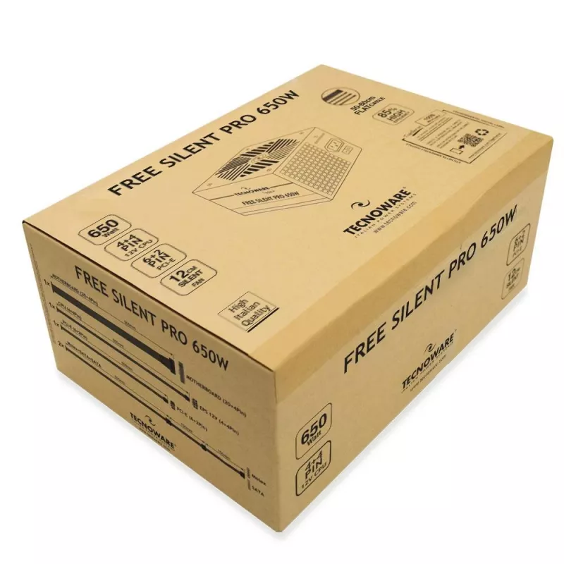 Maitinimo blokas TECNOWARE ATX 650 W FAL651FSP12 juodas