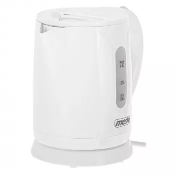 Mesko virdulys MS 1376 | Elektrinis | 850 W | 0,8 L | Plastikinis | 360° sukamas pagrindas | Baltas