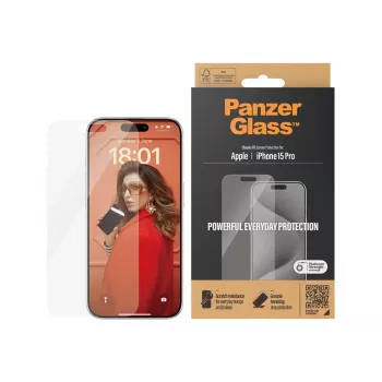 PanzerGlass® Classic Fit ekrano apsauga iPhone 15 Pro