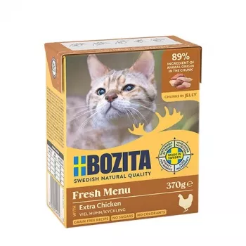 Šlapias kačių ėdalas BOZITA 4917 – vištiena, 370 g, suaugusioms katėms, hipoalerginis