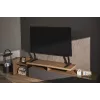 Ant grindų TV stovas GEMBIRD TVS-D90F-01 45–90 colių televizoriams, plieninis, fiksuoto aukščio, VESA 200x200–800x400, maks. apkrova 60 kg, 970×800×525 mm