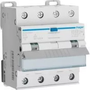 HAGER ADX416D diferencialinis automatas FI-LS 4P 10kA B-16A 30mA A