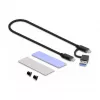 DeLOCK išorinis USB Type-C korpusas M.2 NVMe PCIe arba SATA SSD, be įrankių