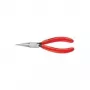 Knipex reguliavimo replės 135mm tiesios plokščios, siauras odinis dangtelis