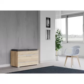 Uždaras batų spintelė Top e Shop OPAL SZAFKA SONOMA ąžuolas, 850×450 mm, medžio drožlių plokštė, 16 mm rėmas
