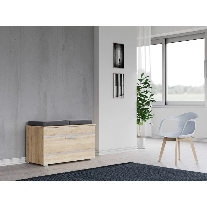 Uždaras batų spintelė Top e Shop OPAL SZAFKA SONOMA ąžuolas, 850×450 mm, medžio drožlių plokštė, 16 mm rėmas