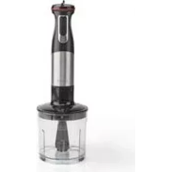 Nedis KAHB400CAL – Panardomasis blenderis su pulso funkcija, 1,1 m, 800 W, aliuminis, juodas