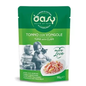 Oasy More Love Tunas su moliusku maišelis 70g