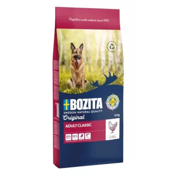 Sausas šunų ėdalas BOZITA Original Adult Classic 12 kg – Vištiena, 23% baltymų, 11% riebalų