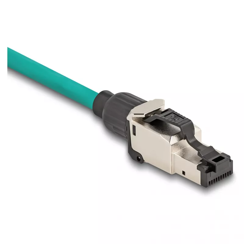 DeLOCK 86017 laido jungtis RJ45/LSA juoda sidabrinė vyriška