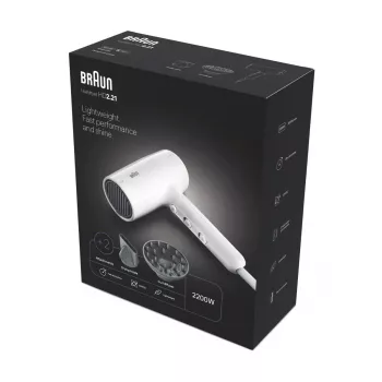 Plaukų džiovintuvas Braun BRHD226E 2200W joninė technologija lengvas