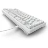 Klaviatūra Sharkoon SGK25 75% QWERTZ USB laidas RGB LED balta
