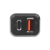 Automobilinis USB įkroviklis USB-A + USB-C su QC, TB ASTBXLU2USBACQC