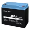 Įkraunama LiFePO4 baterija QOLTEC 12,8V 30Ah 384Wh su BMS