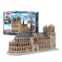 3D dėlionė CubicFun Notre Dame, 293 detalės, katedros mastelio modelis