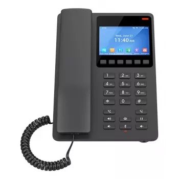 Grandstream Networks GHP631W IP telefonas juodas 2 linijos LCD Wi-Fi