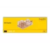 Stalo organizatorius DeLOCK 18341 permatomas rudas plastikas 145x250x85 mm