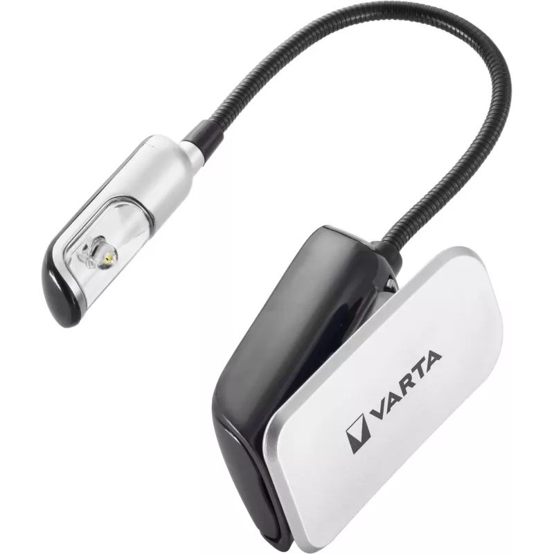 Varta 16618 – Segtuvinis žibintuvėlis, juodas-sidabrinis, LED, 9 lm