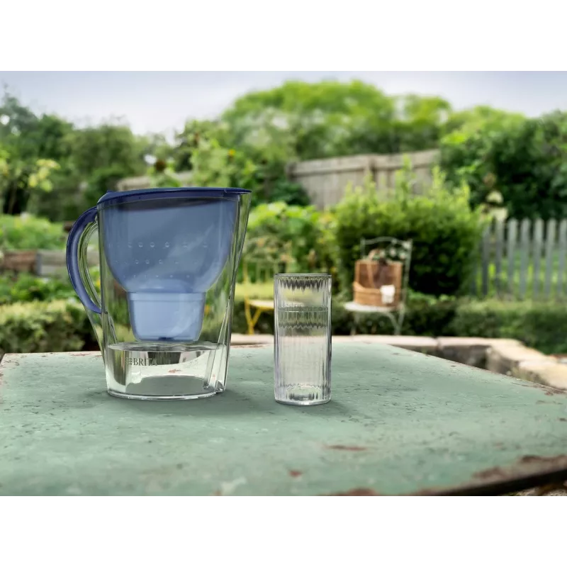 Vandens filtro ąsotis BRITA Marella XL su 5 MAXTRA PRO kasetėmis, mėlynas