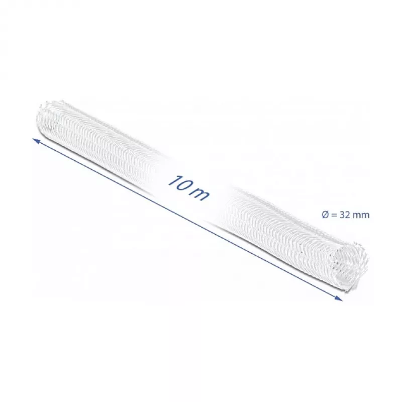 Pintas kabelių movimas DeLOCK 20820 10 m x 32 mm baltas