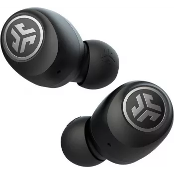 JLab GO Air True belaidės ausinės į ausis, muzika, USB Type-A, Bluetooth, juodos (IEUEBGOAIRRBLK82)