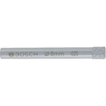 Deimantinis gręžtuvas Bosch Dia-Bohrer EXPERT keramikai 8 mm, šlapias gręžimas