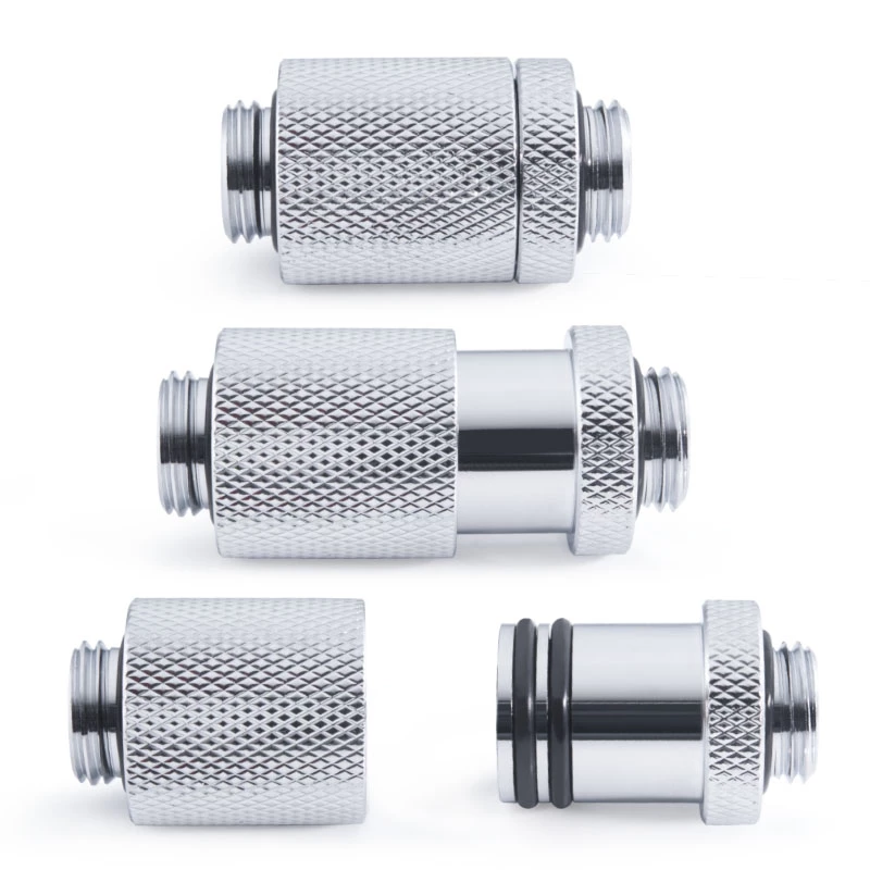 Alphacool ES D-Plug Chromuotas Žalvaris 2 cm 44 g