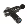 BLOW Wave 4000 44-340# raumenų masažo pistoletas, 30 greičių, 10 antgalių, 100 W, LCD jutiklinis ekranas, USB-C, juodas