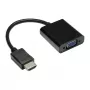 Adapteris HDMI į VGA, HDMI kištukas į VGA lizdą, 3,5 mm stereo lizdas, juodas, Good Connections® (HDMI-AD21)