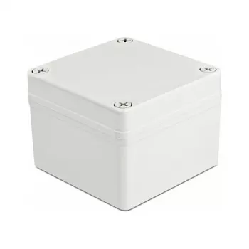 DeLOCK montažinis korpusas IP65 vandeniui atsparus 100 x 100 x 75 mm pilkas