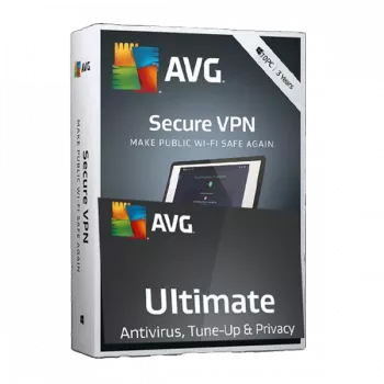 AVG Ultimate + VPN | 10 Įrenginių | 3 Metai | Pasaulinė Licencija