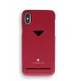 VixFox Card Slot Back Shell iPhone XSMAX Ruby Red – apsauginis dėklas su kortelių lizdu