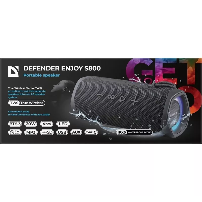Belaidinis garsiakalbis DEFENDER ENJOY S800 20W