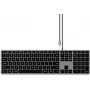 Satechi Slim W3 klaviatura USB QWERTZ vokiška juoda pilka