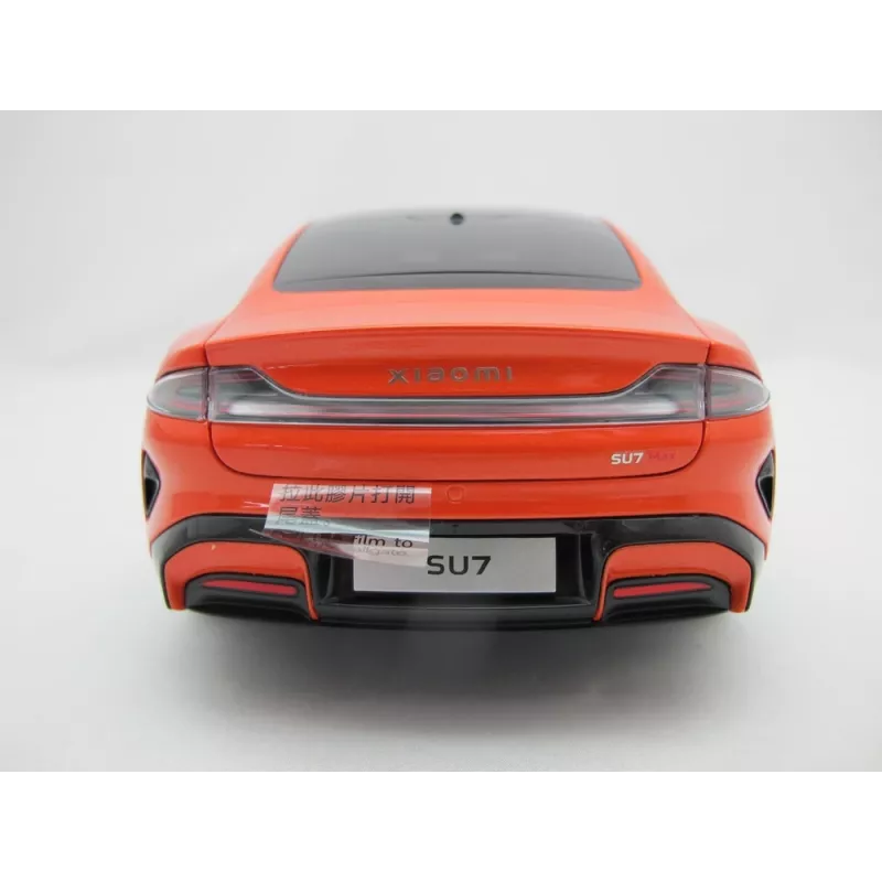 Lieto modelio automobilis Xiaomi SU7 1:18 masteliu, surinktas, W278×D108×H81,5 mm