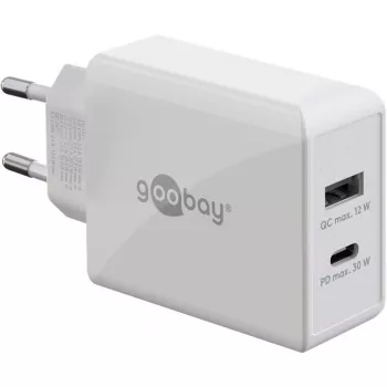 Goobay Dual USB-C™ PD (Power Delivery) greitasis įkroviklis (30 W) (61674)