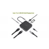 Acer HP.DSCAB.013 USB-C stotelė nešiojamam kompiuteriui, 8K, anglies ir sidabro spalvos