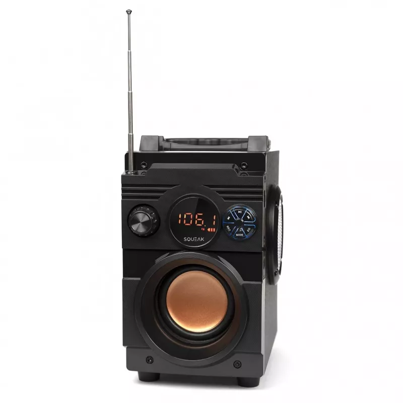 Squeak Bassblaster Bluetooth 5.1 garsiakalbis, FM radijas, MP3 grotuvas SQ1001