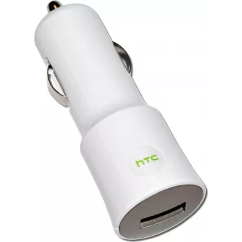 HTC automobilinis įkroviklis CC C120, USB, 1000 mA, baltas, Bulk (CC C120)