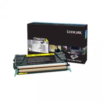 Tonerių kasetė Lexmark C746A3YG geltona 10000 puslapių