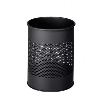 Durable šiukšlių dėžė popieriui - apvali - 15 L - plienas