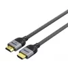 HDMI kabelis Unitek C11093RGY01 2 m, HDMI 2.1, 48 Gbit/s, 8K (7680x4320), 144 Hz, ARC, auksu padengti kontaktai, pilkas