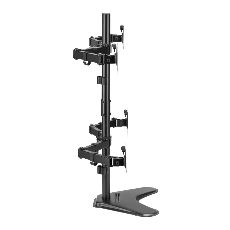 Sieninis laikiklis SBOX LCD-F048-2 4 ekranams 17–32 colių, VESA 100×100, 4×9 kg