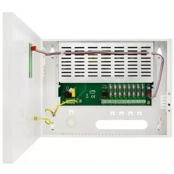 Maitinimo adapteris impulsinis stabilizuotas 8 HD kameroms Pulsar HPSDC-12V8X1A 12V/8A/8×1A/TOPIC