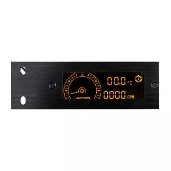 Lamptron TC20 PCI ventiliatorių ir RGB LED valdiklis, juodas